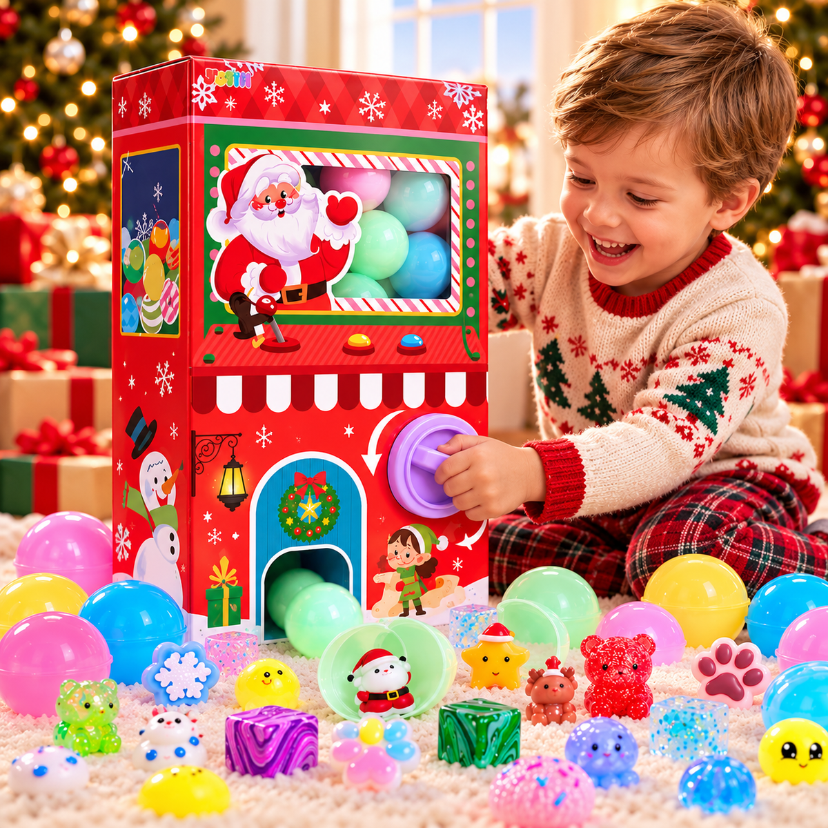 Christmas Gachapon Squishy Advent Calendar