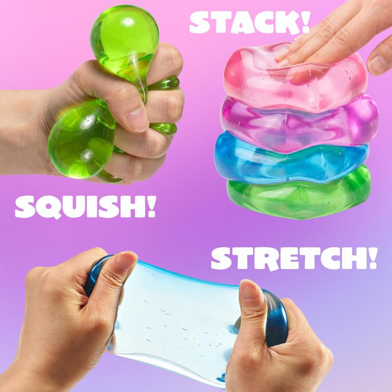 Slow-Rising Squishy Cube 4-Piece Set
