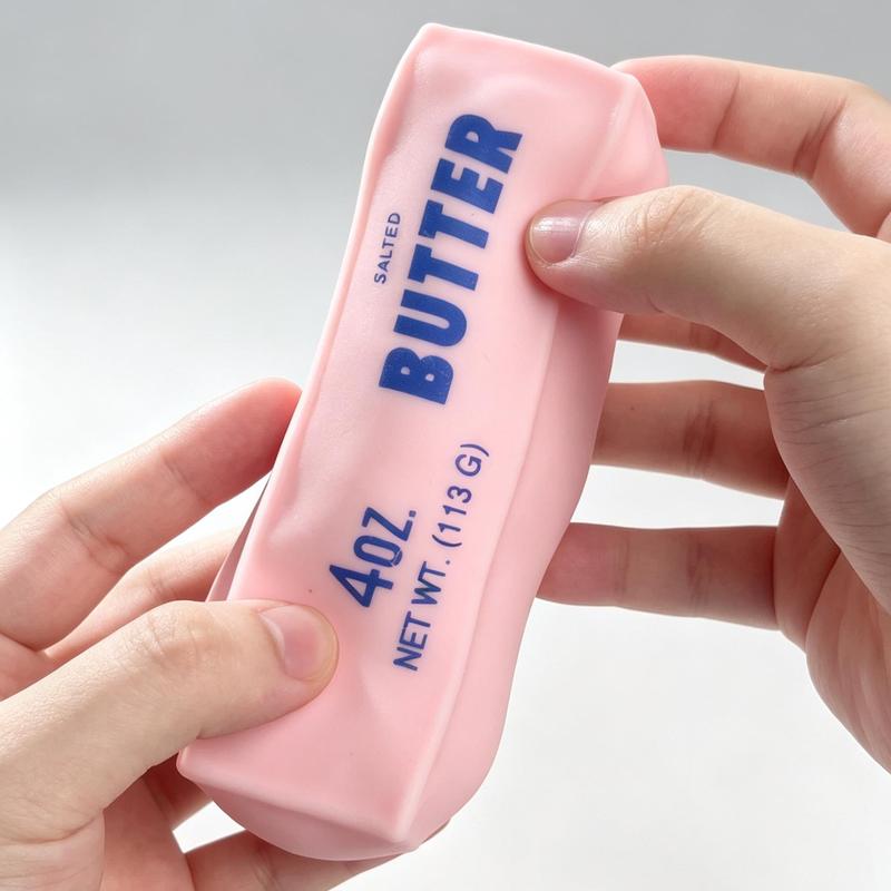 Pink Crunchy Squishy 4-Piece Set