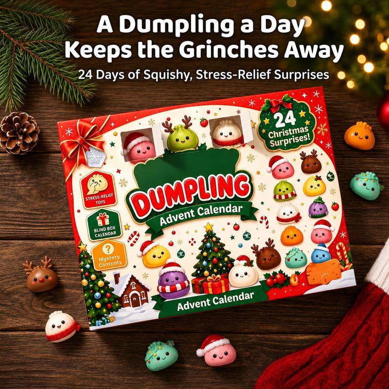 Christmas Dumpling Squishy Advent Calendar