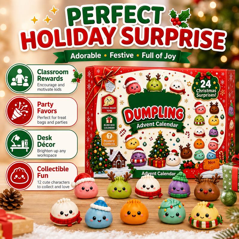 Christmas Dumpling Squishy Advent Calendar