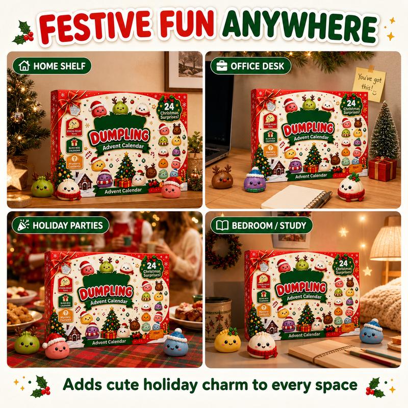Christmas Dumpling Squishy Advent Calendar