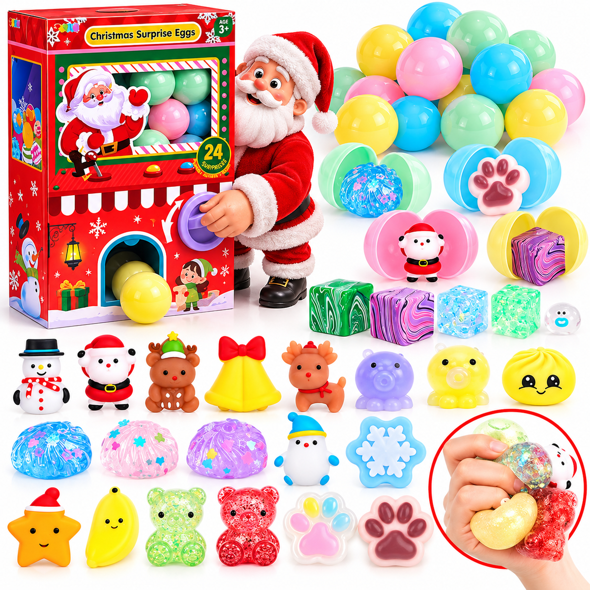 Christmas Gachapon Squishy Advent Calendar