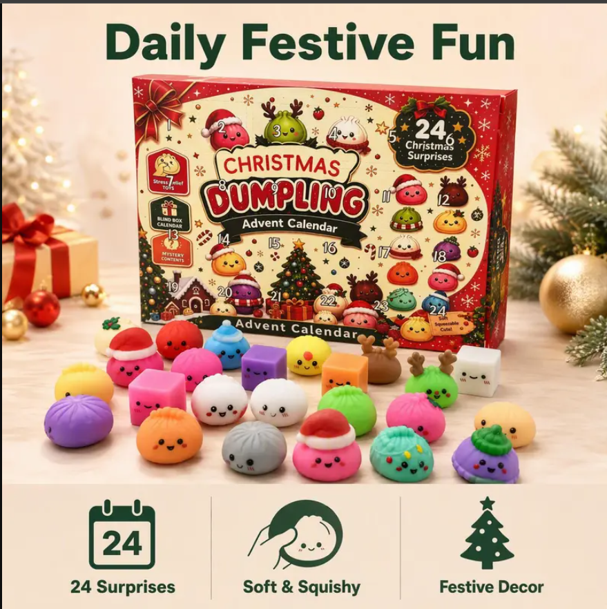 Christmas Dumpling Squishy Advent Calendar