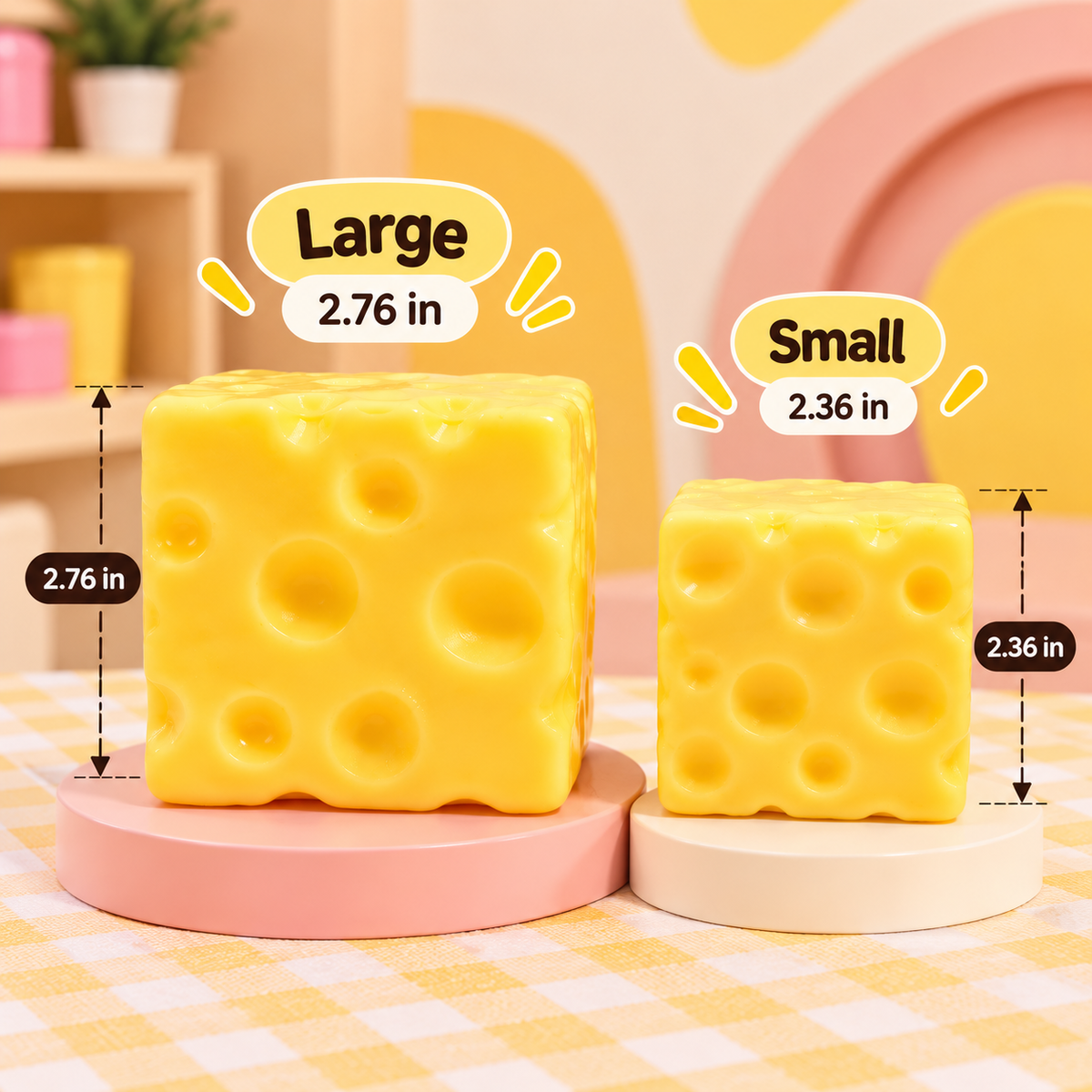 Cheese Cube Squishy