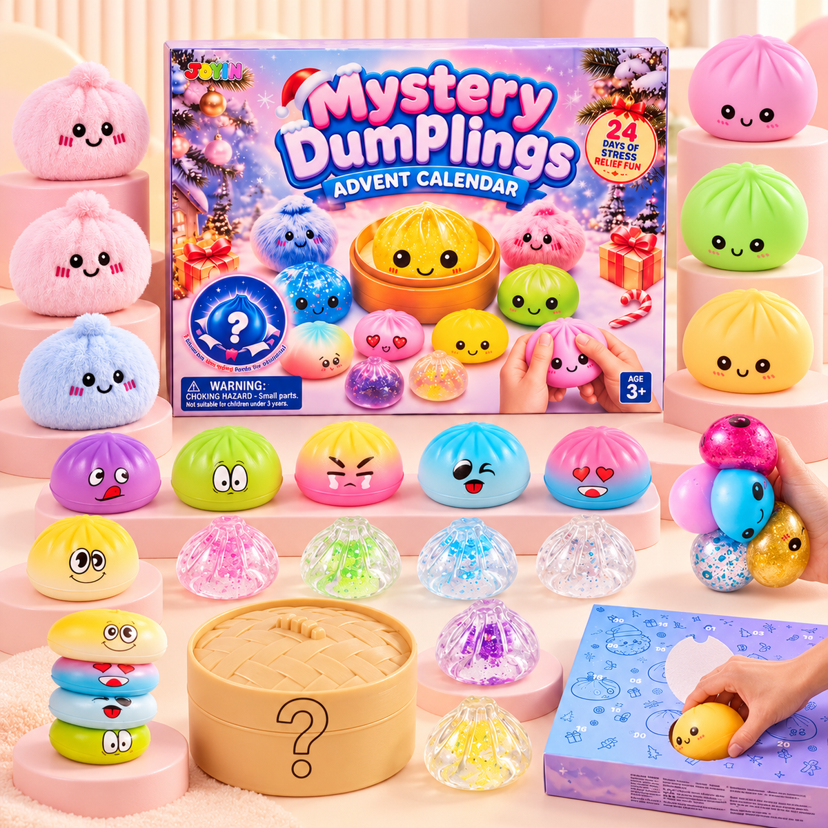 Mystery Dumpling Squishy Advent Calendar