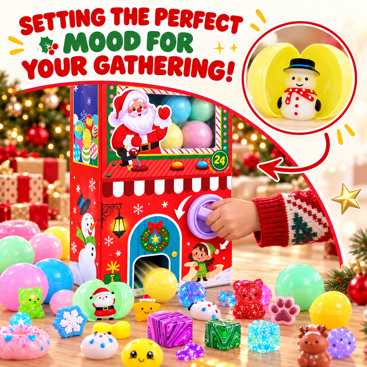 Christmas Gachapon Squishy Advent Calendar