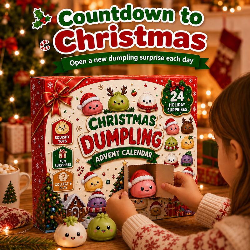 Christmas Dumpling Squishy Advent Calendar